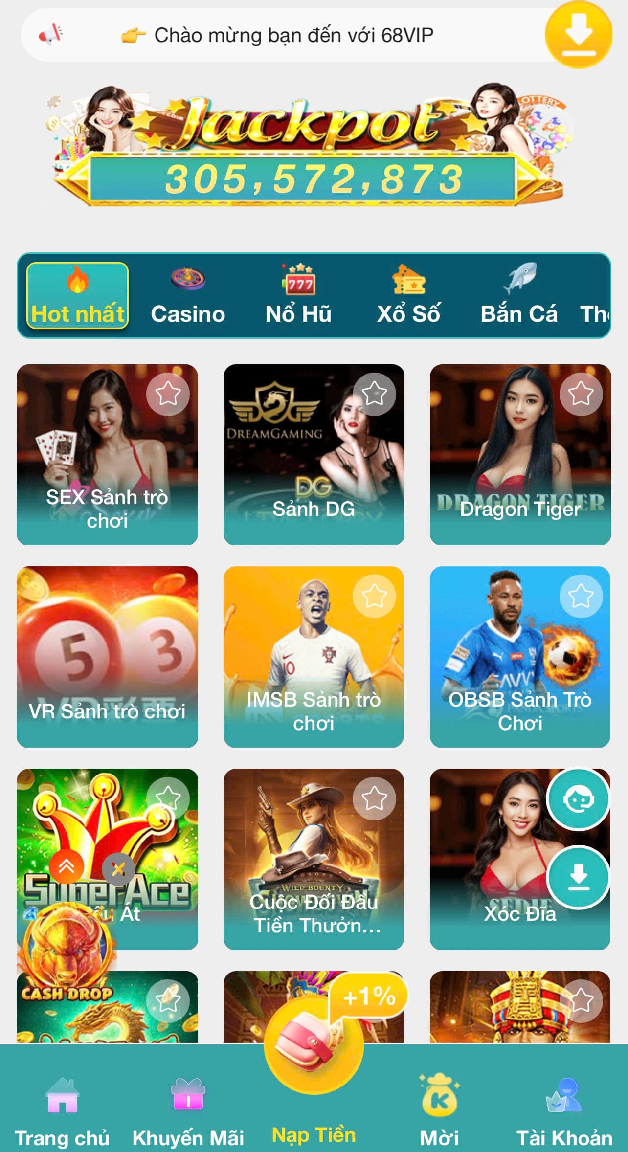 app nhà cái 68vip9